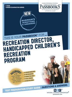 cover image of Recreation Director, Handicapped Chldren's Recreation Program